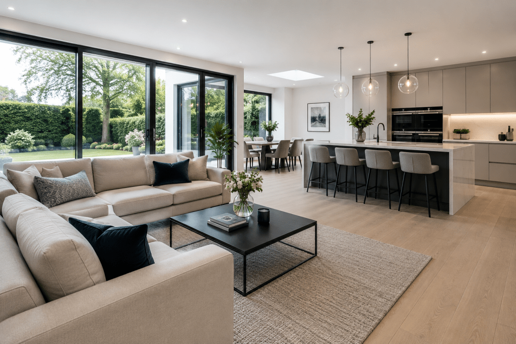 Clean UK home maintained with regular domestic cleaning